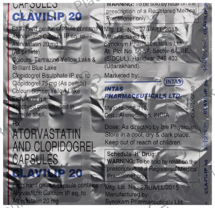 Clavilip 20 Capsule