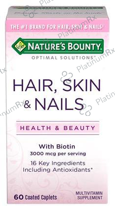 Nature's Bounty Hair, Skin and Nails with Biotin Caplet
