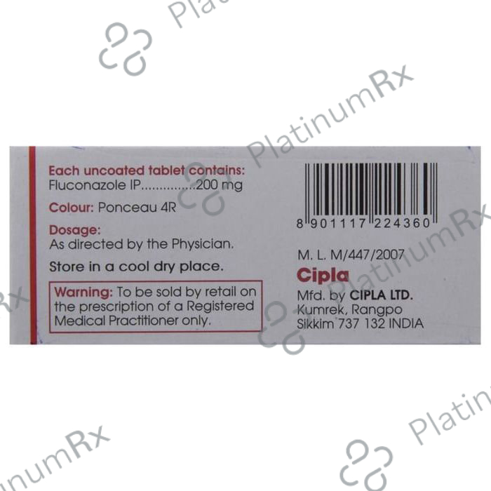 Forcan 200mg Tablet 4s