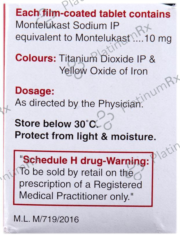Montair 10mg Tablet 15s