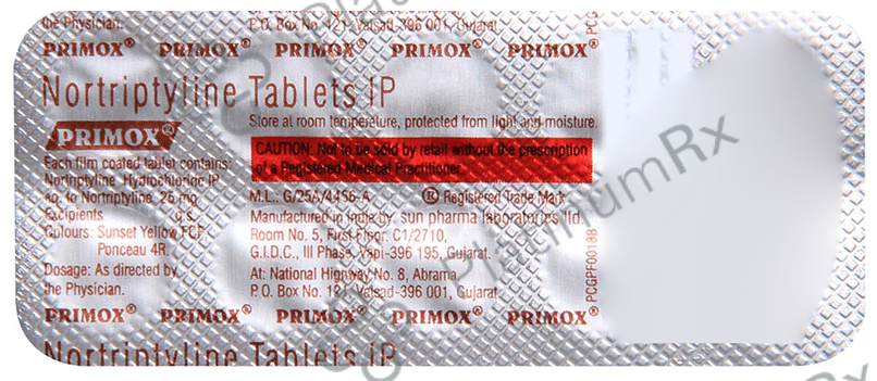 Primox 25mg Tablet 10s