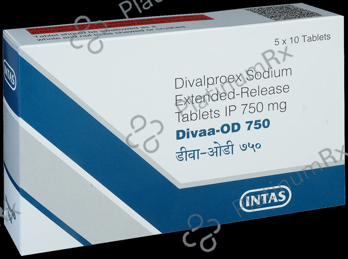 Divaa OD 750mg Tablet ER 10s