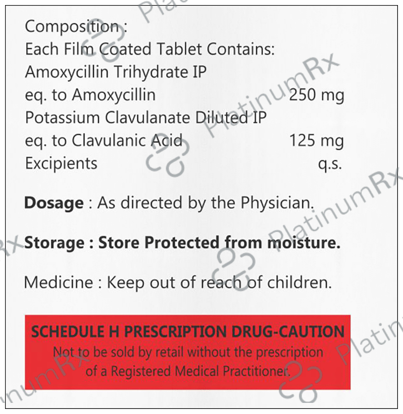Vaxclave 250mg/125mg Tablet