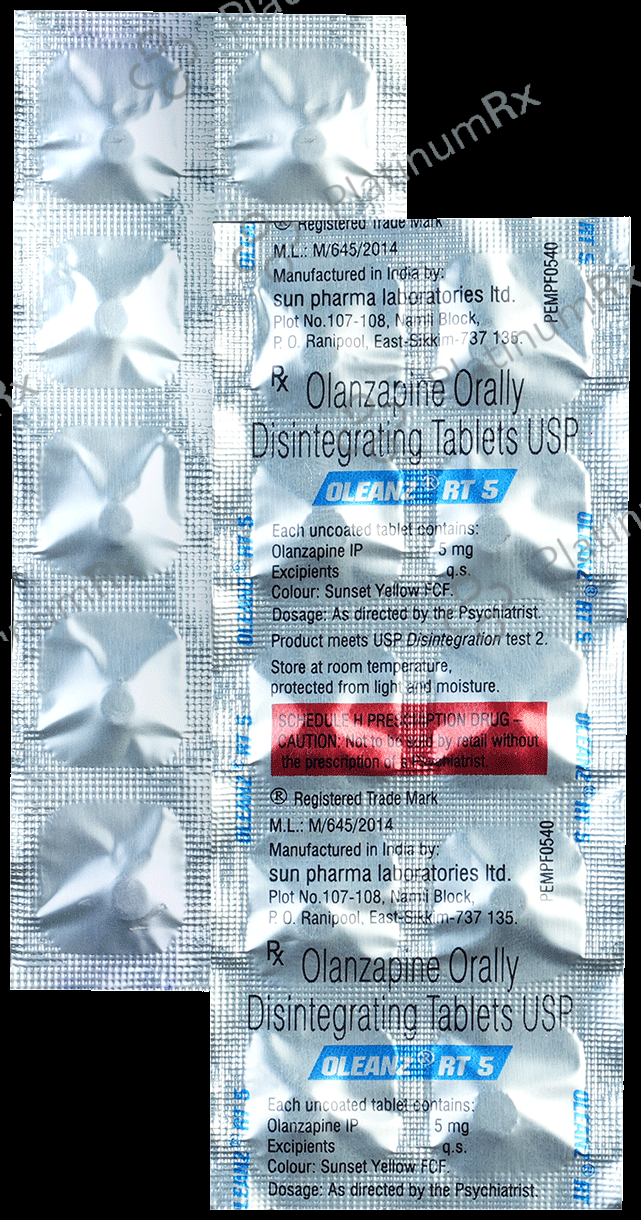 Oleanz RT 5mg Tablet 10s