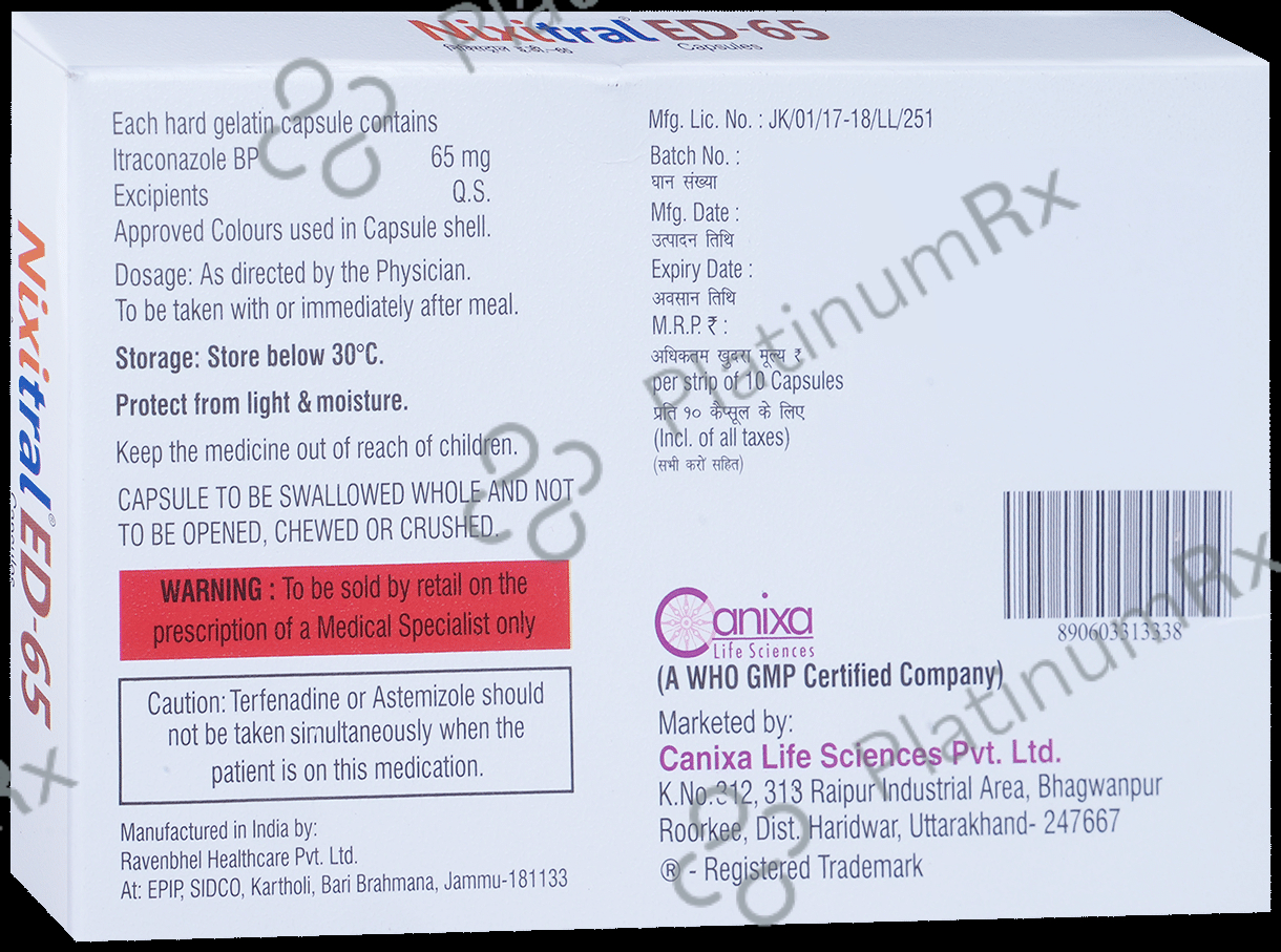 Nixitral ED 65 Capsule