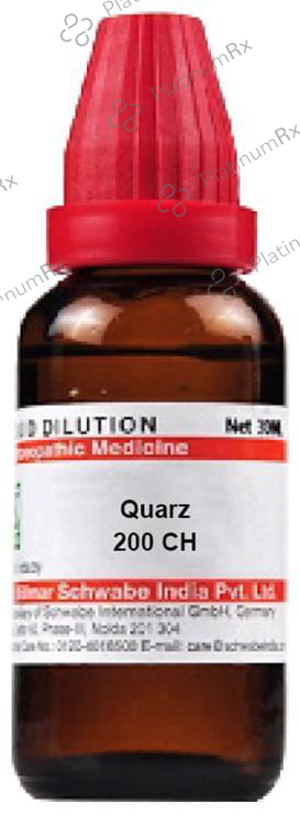 Dr Willmar Schwabe India Quarz Dilution 200 CH