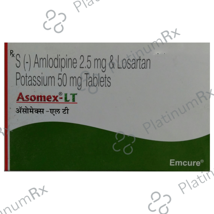 ASOMEX LT TABLET 50mg/2.5mg