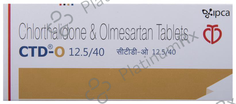 CTD O 12.5/40mg Tablet 10s