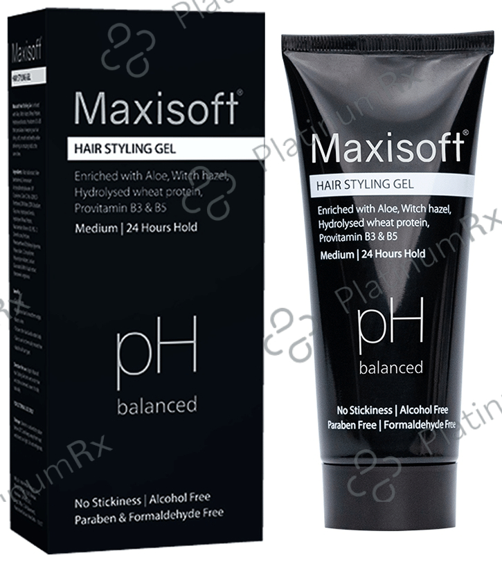Maxisoft Hair Styling Gel (100gm Each) 2 Tubes