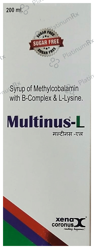 Multinus-L Syrup Sugar Free