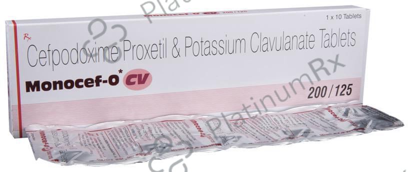 Monocef O CV 200/125mg Tablet 10s