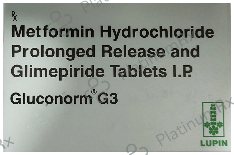 Gluconorm G 3/500mg Tablet PR 15s