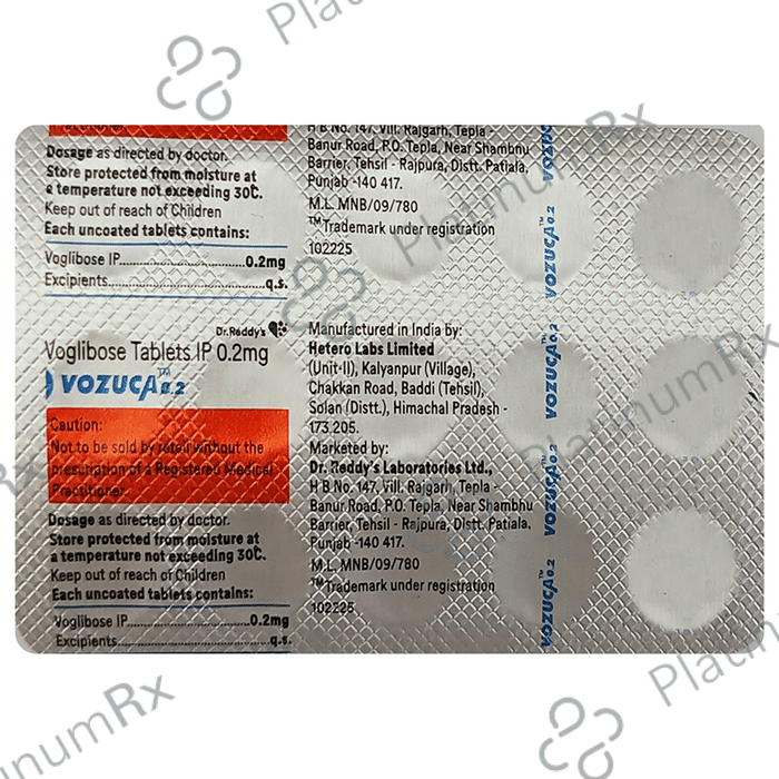Vozuca 0.2mg Tablet 15s