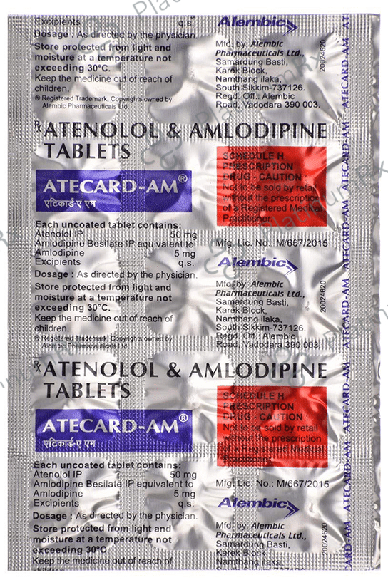 Atecard AM 5/50mg Tablet 15s