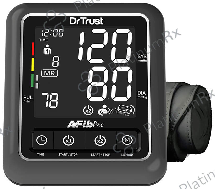 Dr Trust USA Afib Talk 104 Blood Pressure Monitor Black