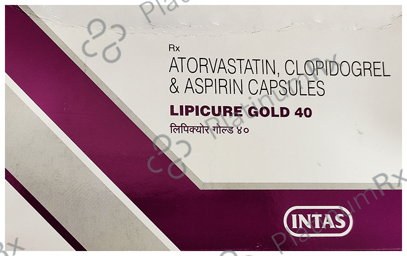 Lipicure Gold 40/75/75mg Capsule 10s