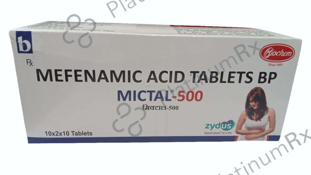 Mictal 500mg Tablet 10s