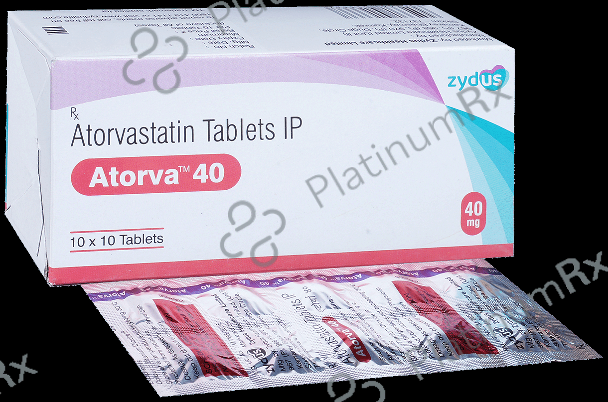 Atorva 40mg Tablet 10s