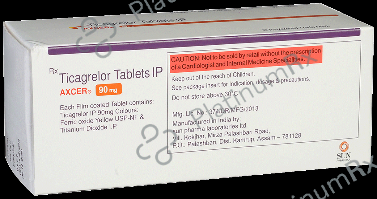 Axcer 90mg Tablet 14s