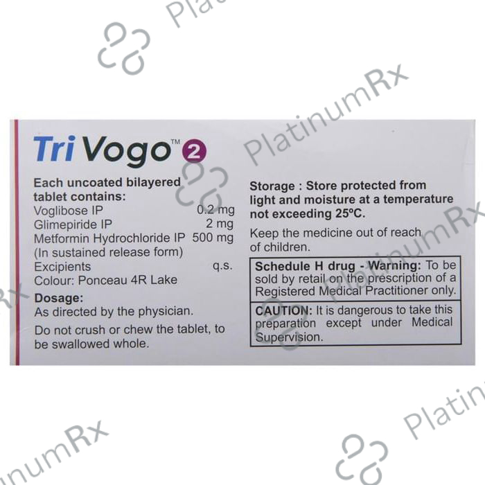 Trivogo 2/500/0.2mg Tablet SR 10s
