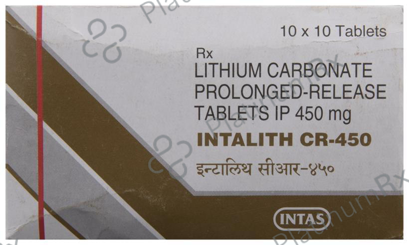 Intalith CR 450 Tablet