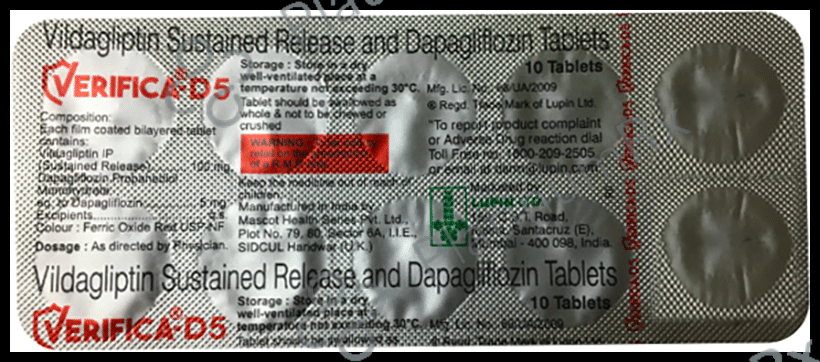 Verifica D 5/100mg Tablet SR 10s
