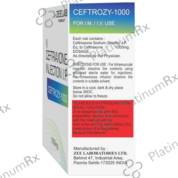 Ceftrozy 1000 Injection