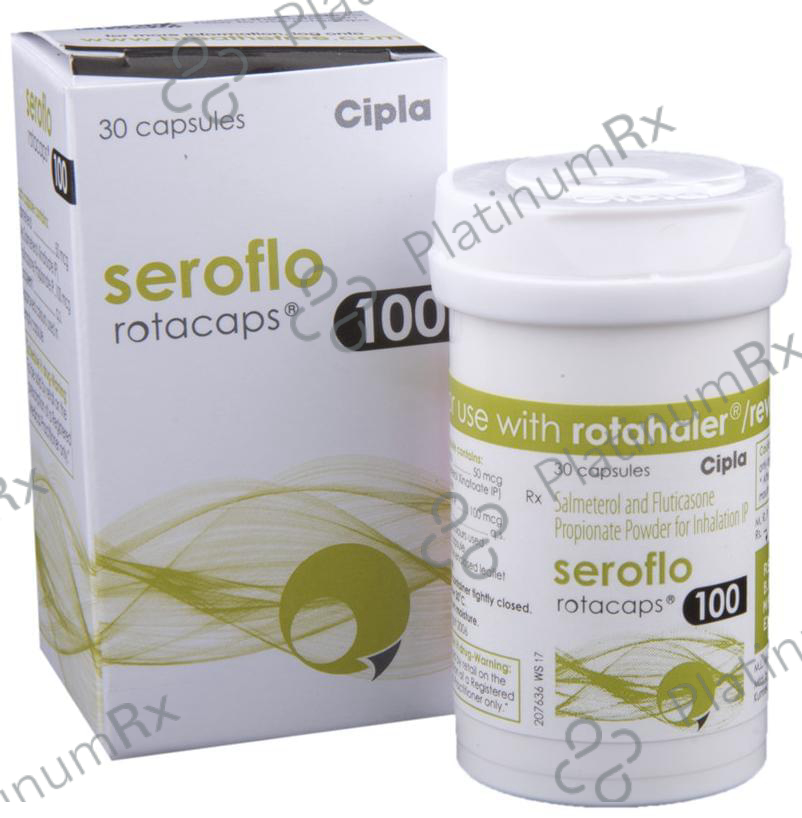 Seroflo 100/50mcg Capsule 30s