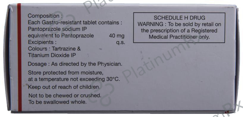 Pantop 40mg Tablet 15s