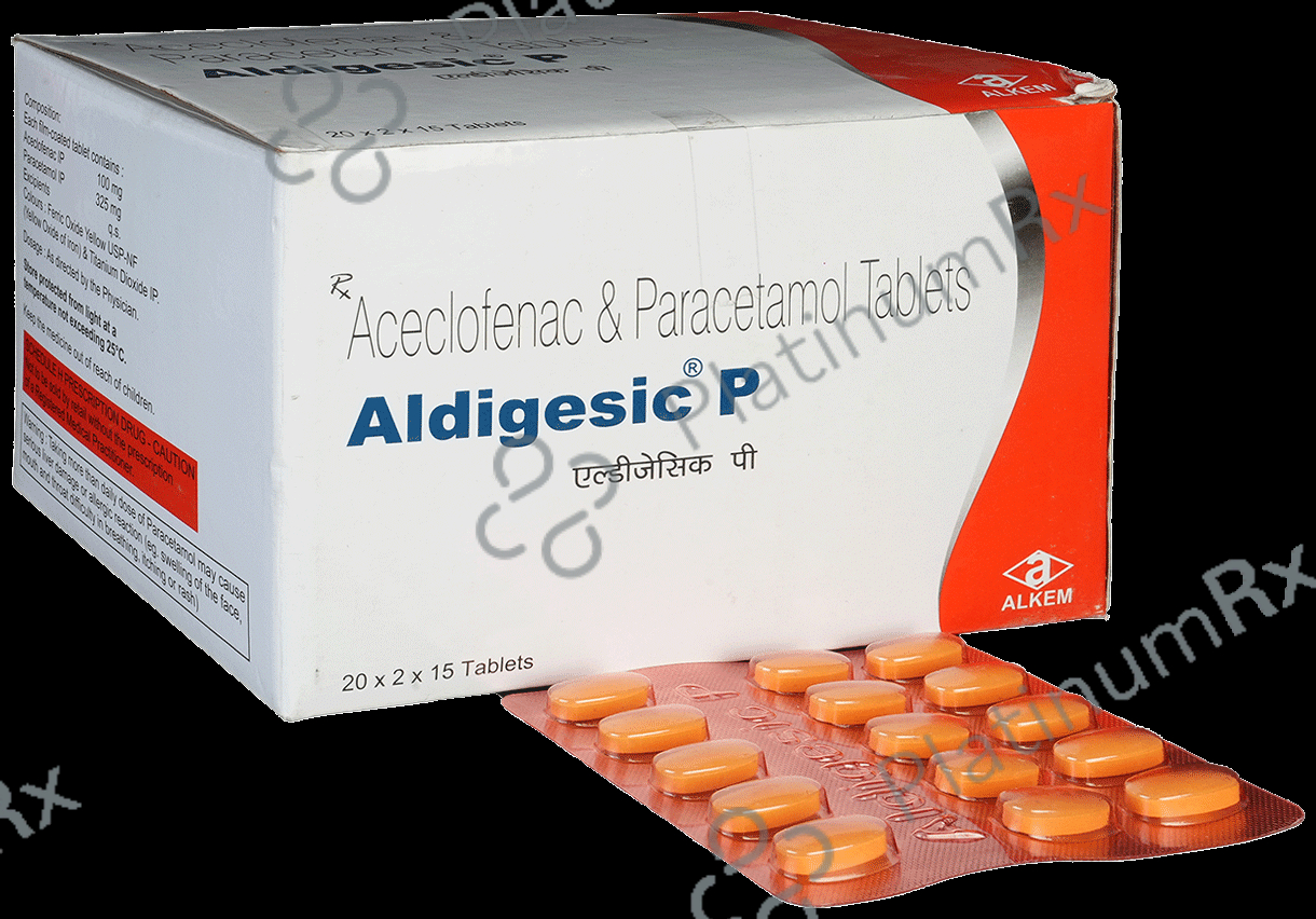 Aldigesic P 100/325mg Tab 15s