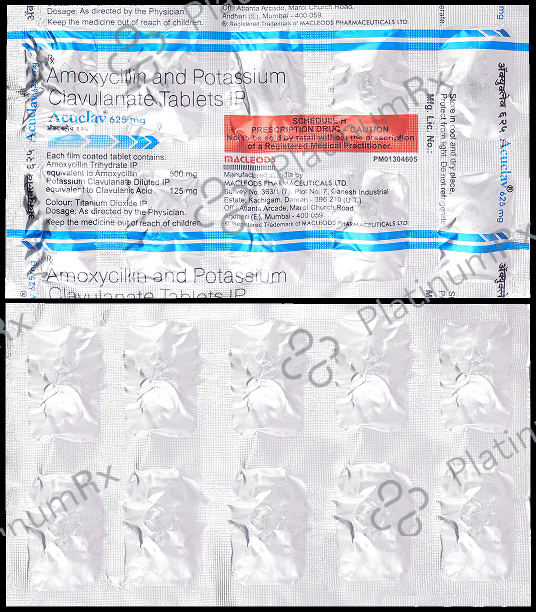 Acuclav 625mg Tablet 10s