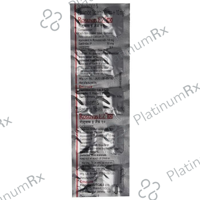 Rosuvas EZ 10/10mg Tablet 10s