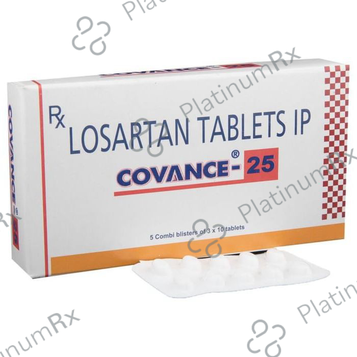 Covance 25mg Tablet 10s