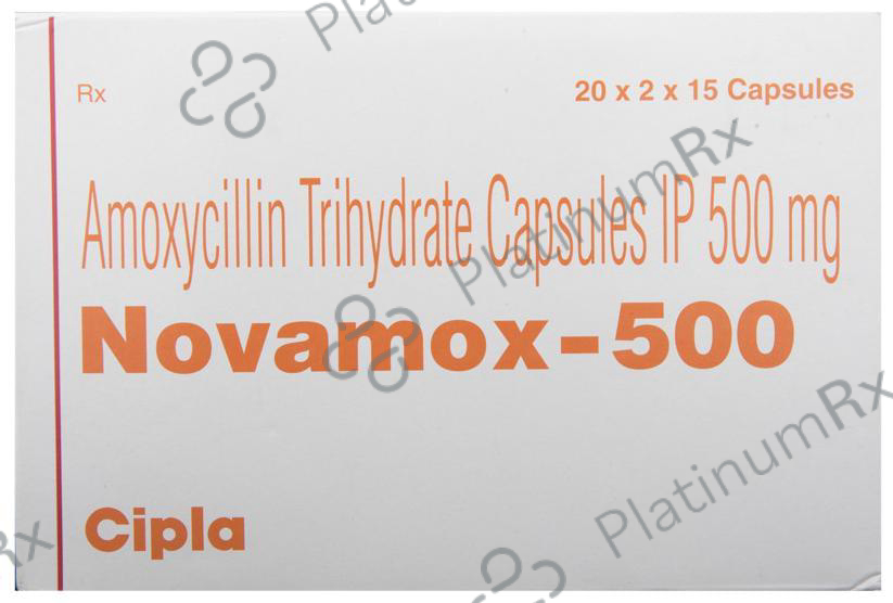 Novamox 500mg Capsule 15s