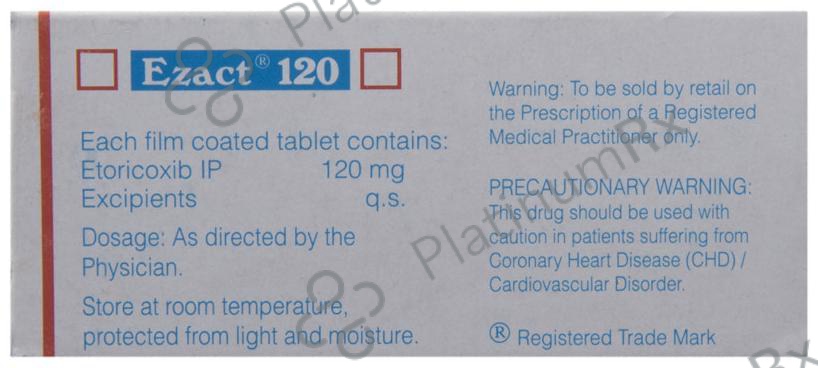 Ezact 120mg Tablet 10s