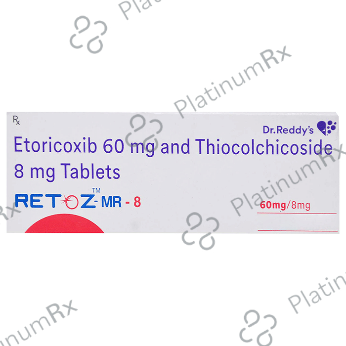 Retoz MR 60/8mg Tablet 10s