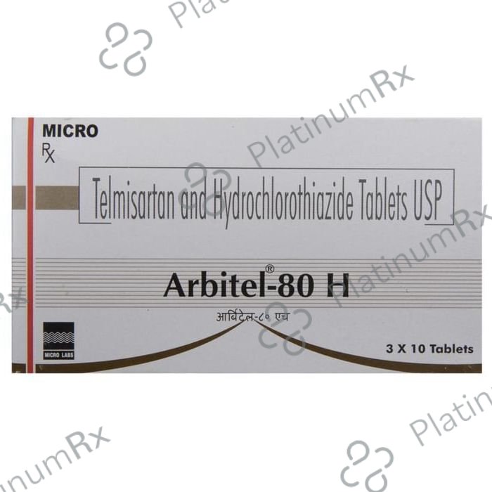 Arbitel 80H 12.5/80mg Tablet 10s