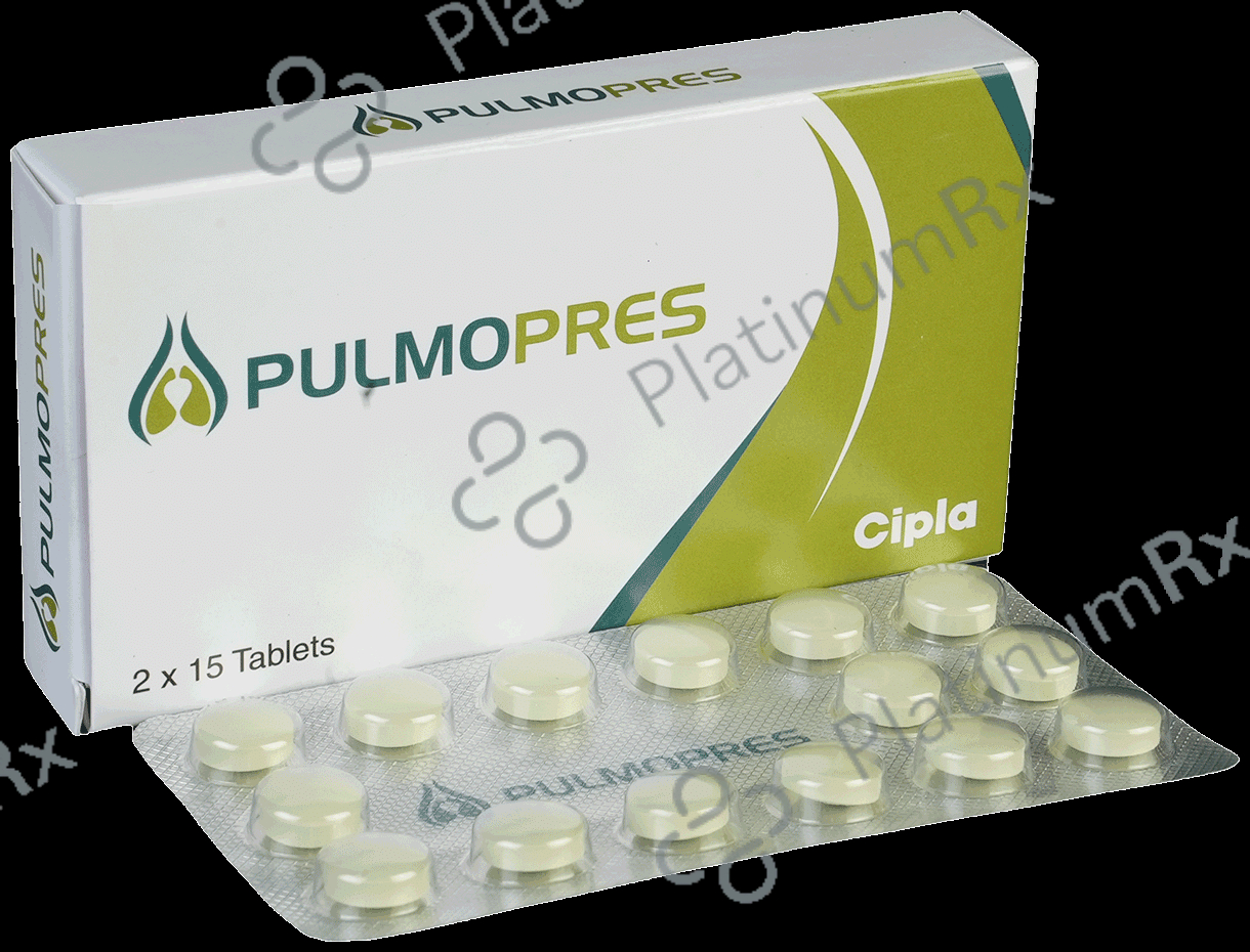 Pulmopres 20mg Tablet 15s