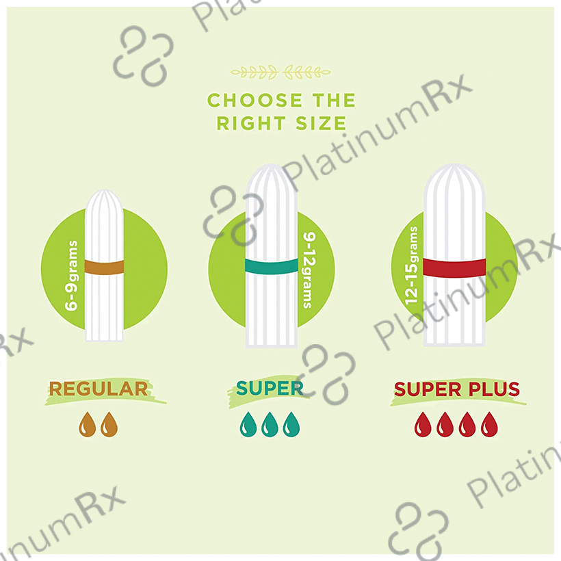 Pee Safe 100% Organic Cotton Biodegradable Tampons Trial Pack