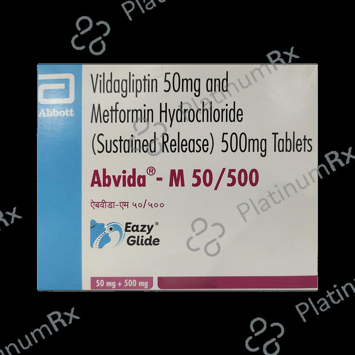 Abvida-M 50/500mg Eazy Glide Tablet SR 15s