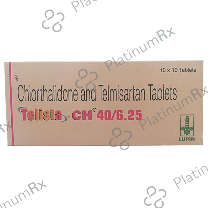 Telista CH 40/6.25mg Tablet 10s
