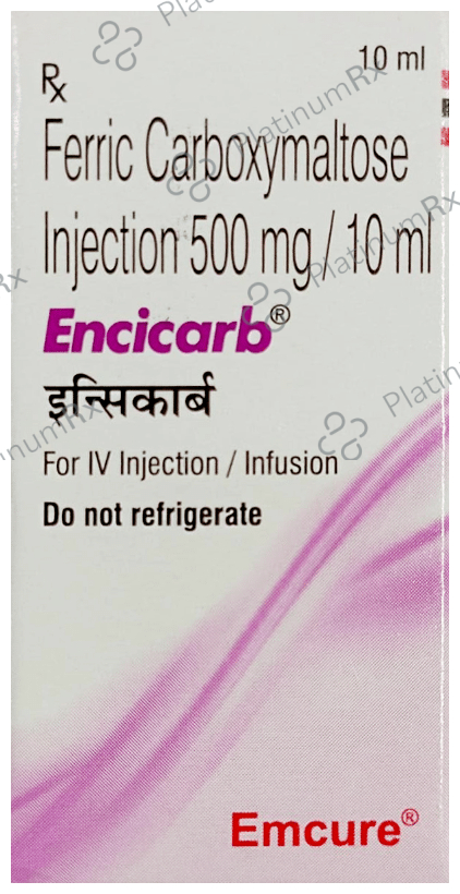 Encicarb 500mg Injection 10ml