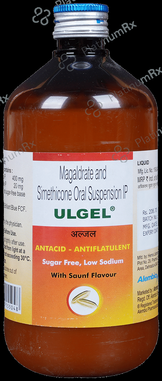 Ulgel Oral Suspension Saunf 450 Oral Suspension