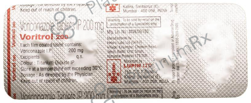 Voritrol 200mg Tablet 4s