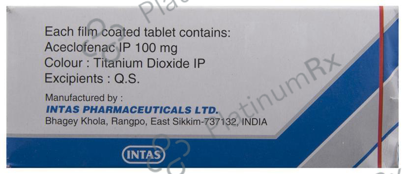 Hifenac 100mg Tablet 10s