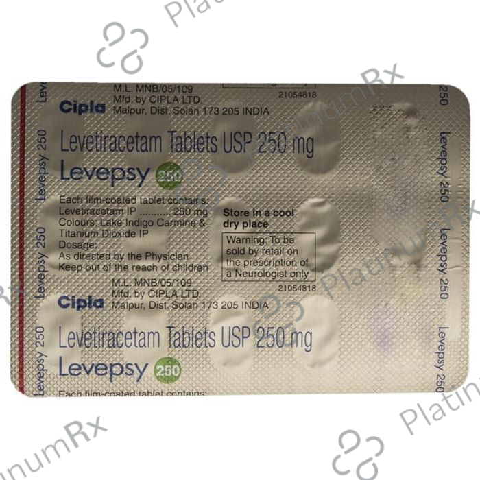 Levepsy 250mg Tablet 15s