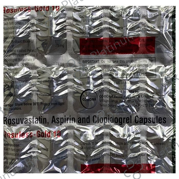 Rosuless Gold 10 Capsule 15s