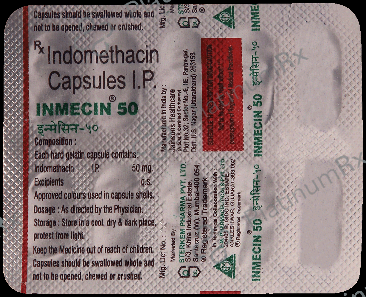 Inmecin 50mg Capsule