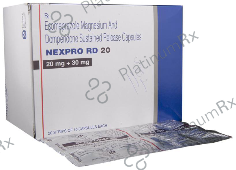 Nexpro RD 30/20mg SR Capsule 10s