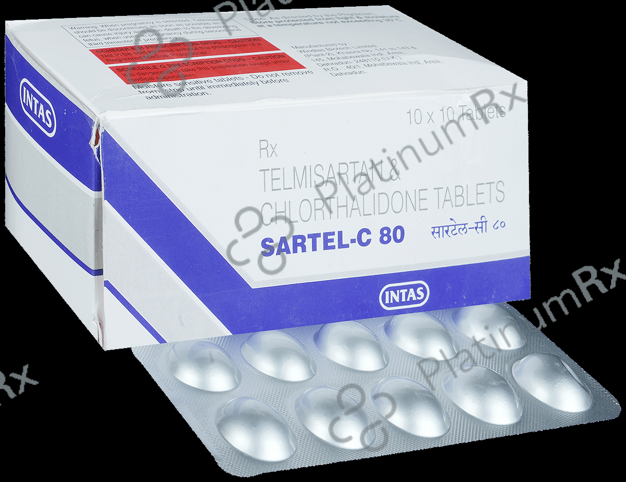 Sartel C 12.5/80mg Tablet 10s